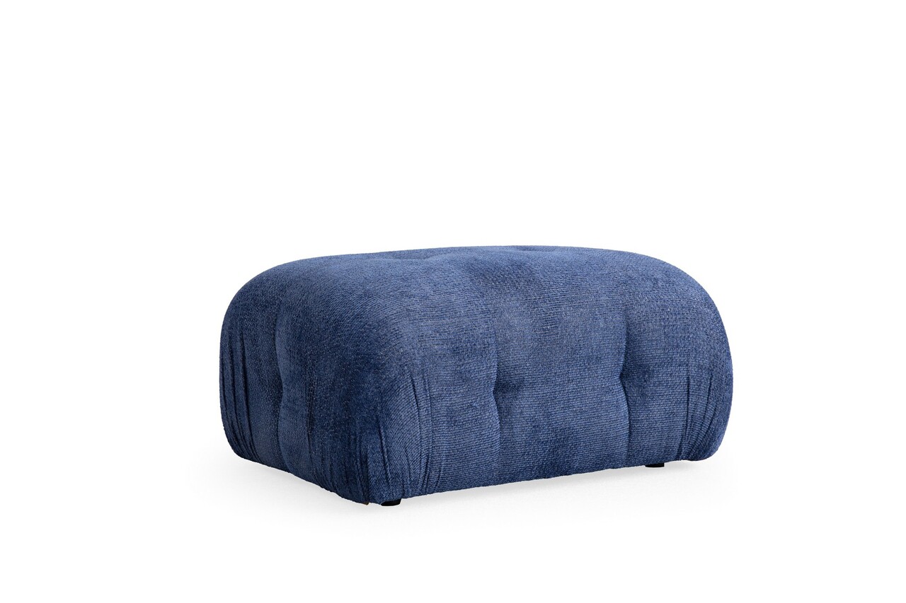 Taburet, Atelier del Sofa, 560ARE2962, Lemn de fag / PAL, Albastru - imagine 3